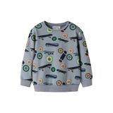 NAME IT MINI sweater met print - lichtblauw