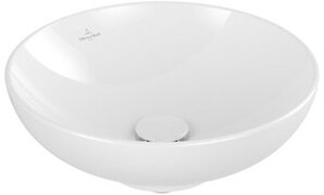 Villeroy & Boch Loop & friends opzetwastafel 42cm rond zonder overloop CeramicPlus wit 4A4601