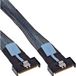InLine® MCIO Kabel, MCIO x8 Stecker zu MCIO x8 Stecker, 0,5m