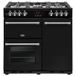 Belling Farmhouse 90 DFT - Noir - Cuisinière à gaz avec 3 fours