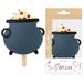 ScrapCooking 0343 XXL tovenaar kaars, grote verjaardagskaars, ketelkaars, tovenaarstaart, decoratie, kaars, feestaccessoires, kinderen, gebak, meisjes, jongens