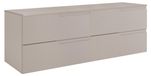 3xE living meuble bas de salle de bain, cachemire, 120 (2 x 60) x 46 x 58 cm