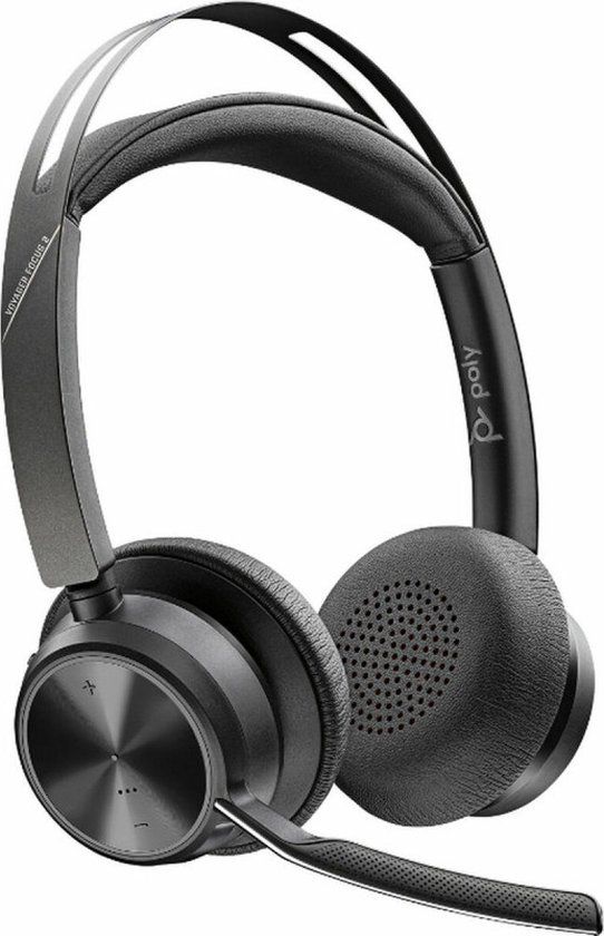 Poly Voyager Focus 2 UC - Headphones with Microphone - Black