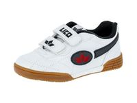 LICO Bernie V Zaalsportschoen uniseks-kind, Wit / marineblauw, 36 EU