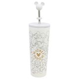 STOR Mickey Mouse Thermische Beker met Rietje 770ml - Roestvrijstalen Tumbler met Deksel voor Warme en Koude Dranken