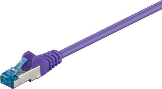 Good Connections S/FTP CAT6a 10 Gigabit netwerkkabel / paars - LSZH - 7,5 meter