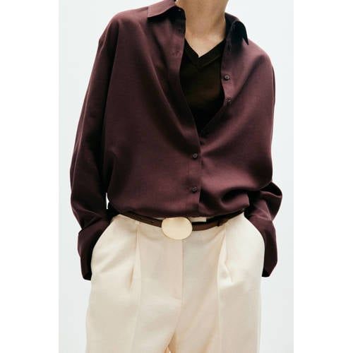 Mango blouse - bruin