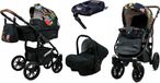 BabyLux® Optimal | Ensemble poussette 4en1 | Gold Chain | Poussette combinée | Ensemble poussette | Isofix