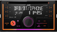 JVC KW-DB95BT 2DIN Autoradio - Zwart - 200W - Bluetooth - CD/MP3/WMA/FLAC - DAB+ - USB