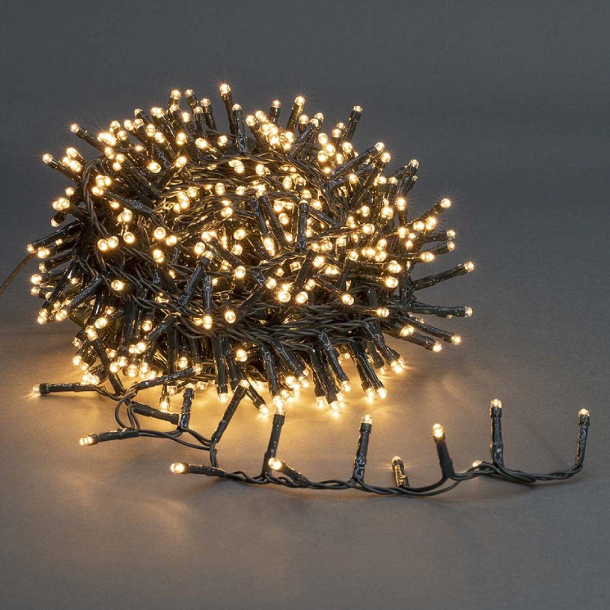 Nedis Decoratieve Verlichting - Compacte cluster - 400 LED's - Warm Wit - 8.00 m - Licht effecten: 7 - Binnen & Buiten - Netvoeding