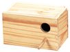 Arquivet Nestkast van hout voor vogels, agapornis, vogelhuis, nest voor vogels, 23 x 14 x 14 cm