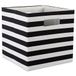 DII Streep, 100% Polyester, Zwart, 13x13x13