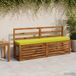 vidaXL - 1-delig - Bankkussen - VUGHT - 100% Polyester - Felgroen