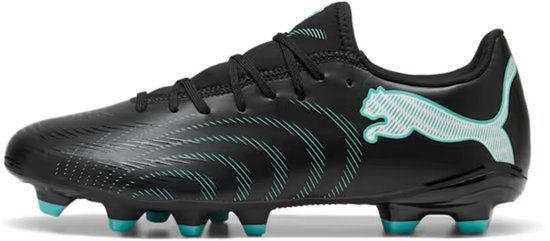 PUMA FUTURE 9 PLAY FG/AG Unisex Sportschoenen - PUMA Black-Intense Mint-PUMA White