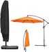 Merkloos Parasolhoes - Parasol beschermhoes van 210D Oxford stof, waterdicht tuin parasol deksel