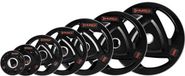 HMS TOX - Olympische Gewichtsplaat - 15 kg - Rubbercoating - Zwart