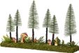 Everlands Mushroom tafelstuk l11b31h50 cm groen kerst