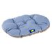 Ferplast Relax Hondenbed, Kussen voor Middelgrote Honden, Kattenbed, Mat voor Kennels en Auto's - Wasbaar - Gemaakt van Katoen met Zachte Vulling, 78 x 50 m. Blauw