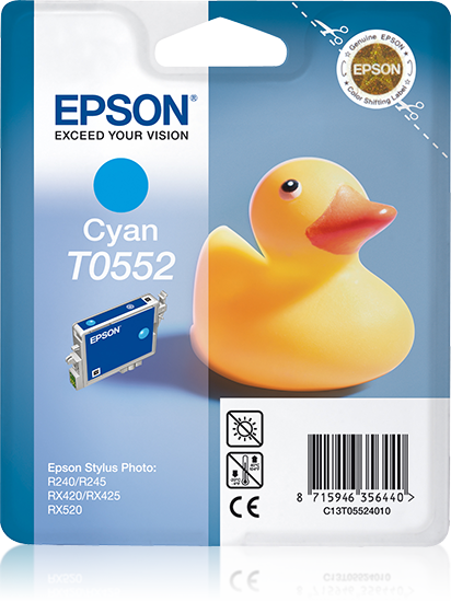 Epson T0552 Cyaan inktcartridge - C13T05524020