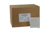Funny Novafold Funny dispenser, 2-laags, hoogwit, 32 x 33 cm