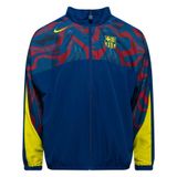 Nike Fc Barcelone Veste Starting 5 Woven Gx 4e - Bleu/jaune - Small