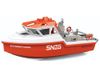 Heng Long HL3702-W SNIG Rescue RTR Boot BORSTELLOZE 320MM Lengte Wit RC
