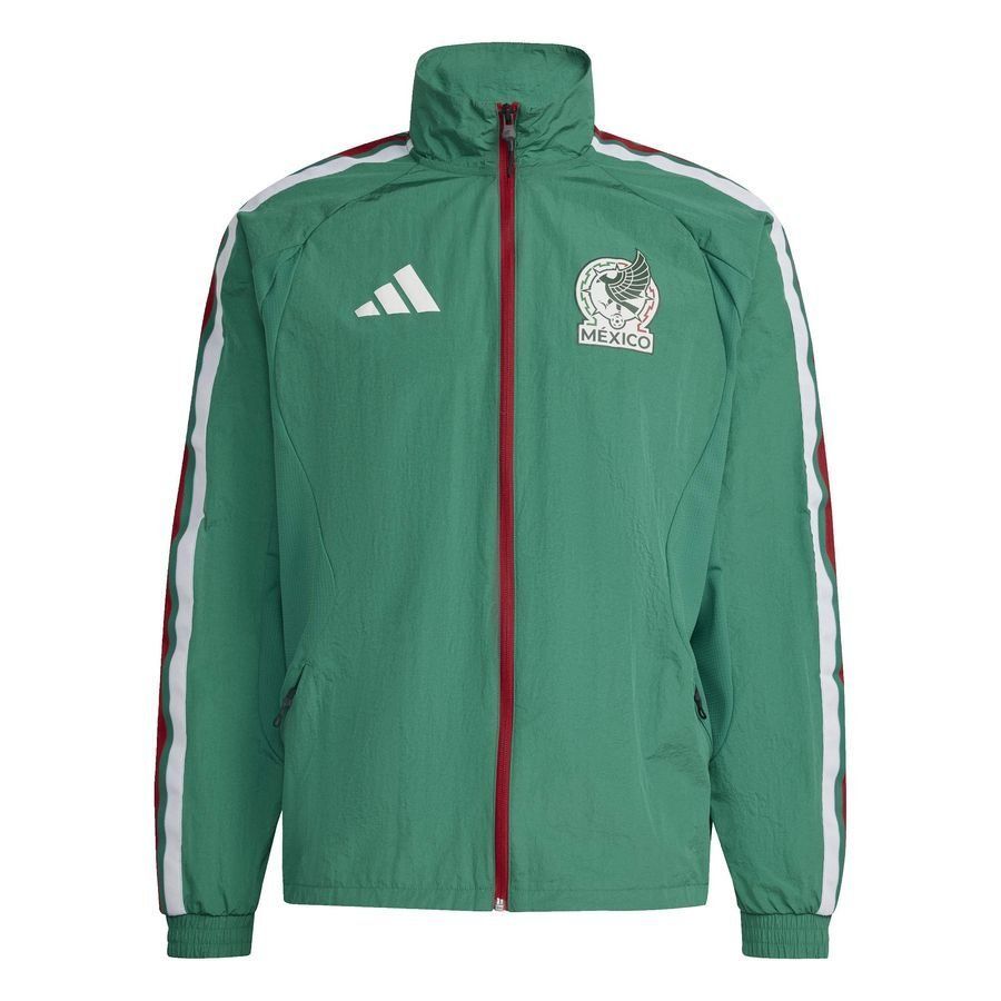 ADIDAS PERFORMANCE Trainingsjack 'Mexiko Anthem' groen / rood / wit