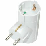 Silver HT Strip 2 Tomas Schuko Wit Kunststof 2 Stopcontacten