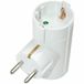 Silver HT Strip 2 Tomas Schuko Wit Kunststof 2 Stopcontacten