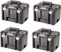 DeWALT Set van 4 TSTAK VI koffers