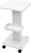 Chariot de beauté - Chariot de salon - Capacité de charge 40 kg - Roues fixes - Cadre métallique robuste - Grand espace de rangement - Assemblage requis - Blanc ivoire