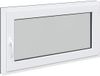 vidaXL Kelderraam RISOR 120 x 60 cm Wit Dubbel Glas PVC Links Binnendraaiend Geluidswerend Thermisch Isolerend Makkelijk Schoonmaken Met Ventilatie