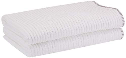 Heckett & Lane Bath Beach Towel - White - 90 x 180 cm - 2 Pieces