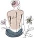 Mauro Ferretti Wandpaneel Lady W/flower 80×1,3×90 cm