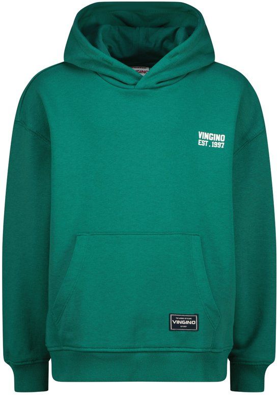 Vingino Icon-hoody Jongens Sweater Katoen/Polyester Maat 104 Quetzal Green