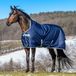 Bucas Oasis Turnout 200g + Nek Set Grijs/Limoen - 130/175 cm