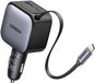 UGREEN 3-in-1 sigarettenaansteker 90W intrekbare autolader 60W ingebouwde USB-C-kabel Auto-accessoires 12V autoadapter voor iPhone 17/16, Macbook, Galaxy S25/24, GPS etc.