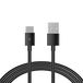 Ksix BXCUSBC04 USB-kabel USB 2.0 3 m USB A naar USB C 25 W Zwart