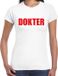 Bellatio Decorations Shoppartners Bv Dokter verkleed t-shirt wit voor dames - arts carnaval / feest shirt kleding / kostuum XXL