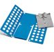 Krueger & Gregoriades Im- & Export Gmbh Plaque de pliage de vêtements - bleu - aide au pliage de t-shirts - 71 x 57 cm