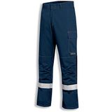 Uvex Multifunctionele werkbroek - vlamvertragende taillebroek - donkerblauw - maat 52