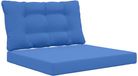 vidaXL Banc extérieur Polyester Royal Blue 80 x 68,5 cm
