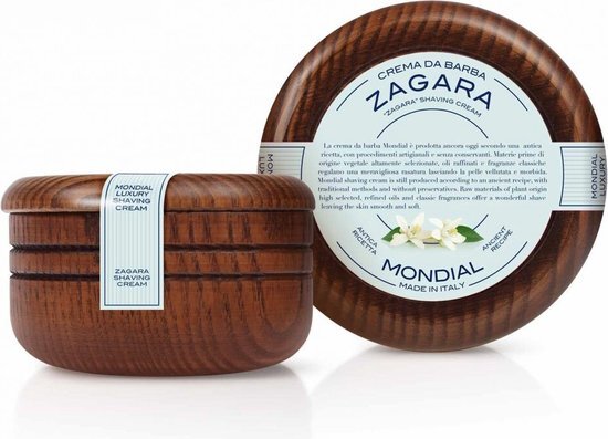 Mondial Scheercreme wooden bowl Zagara