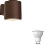 Philips Hue Fylx Wandlamp voor Buiten Down (Bruin)