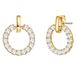 Lulu Jane Oorbellen Geelgoud Swarovski Kristal