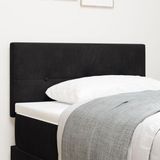 vidaXL Hoofdbord Zwart 90 cm Fluweel