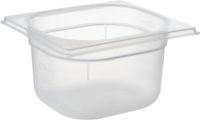 APS 82138 GN 1/6 Polypropyleen Transparante Container met literschaal