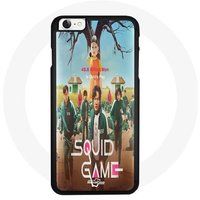 Maniacase Etui voor iPhone SE Inktvis Spel Pop Rood Licht Groen Licht poster