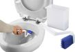 Ibenzoa® Solution de brosse de toilette durable et hygiénique avec rangement intégré