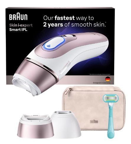 Braun Smart IPL Skin i·expert Pro 7 PL7211 - IPL ontharingsapparaat - PL7211 - Haarverwijdering Voor Thuis - Met Gratis App - 2 Slimme Koppen